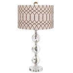 Avena Acrylic And Crystal Table Lamp