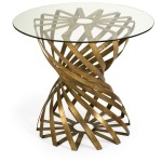 Marceau Accent Table With Glass Top