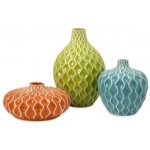 Agatha Ceramic Vases - Set of 3