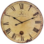 Large Wall Clock with Pendulum