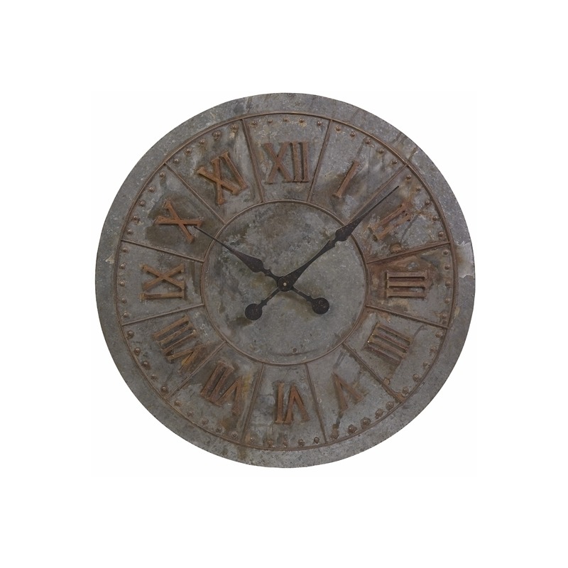 Gilbert Galvanized Clock
