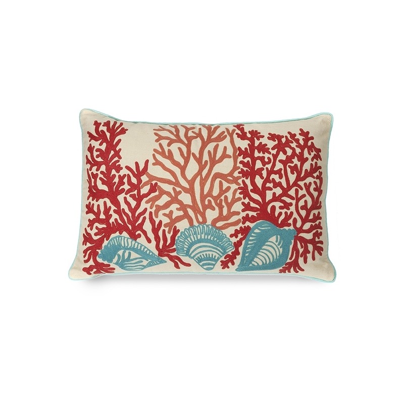 Tyden Shells and Coral Pillow