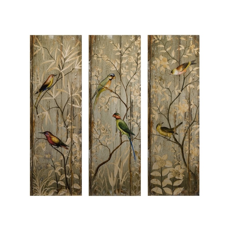 Calima Bird Wall Decor - Set of 3