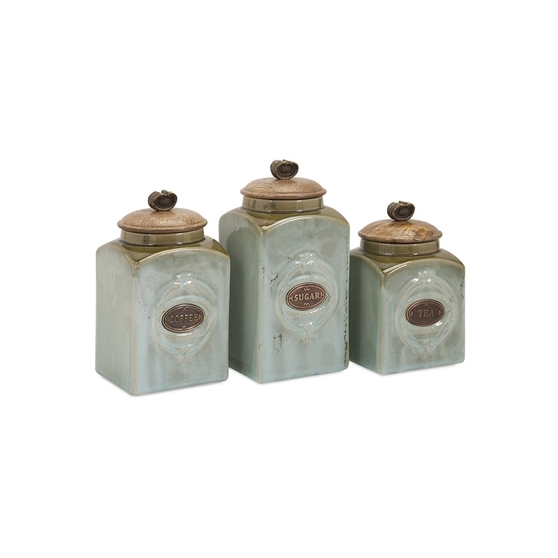 Addison Ceramic Canisters - Set of 3