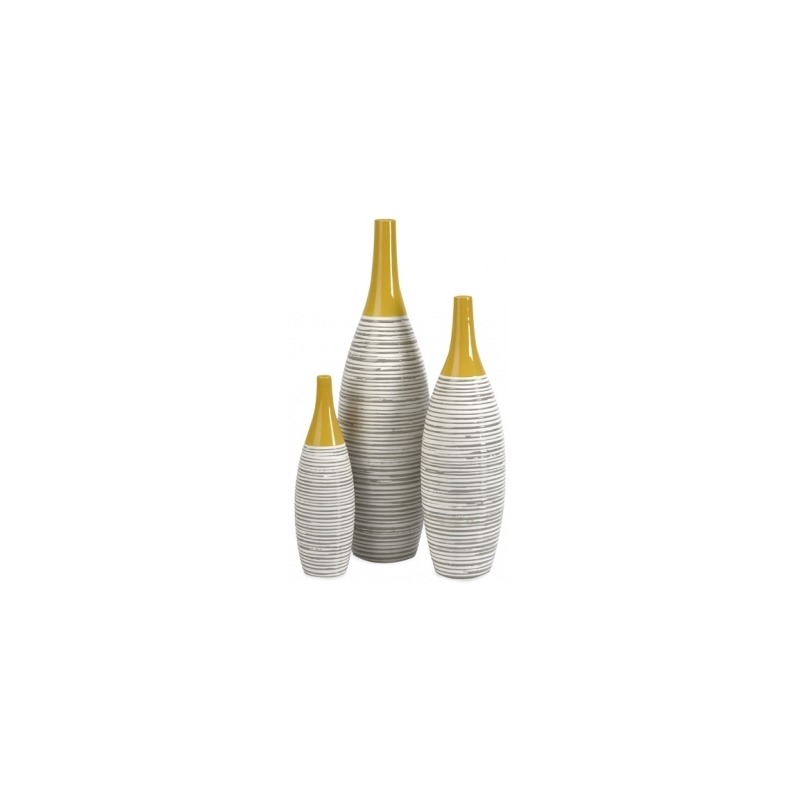 Andean Multi Glaze Vases-Set of 3