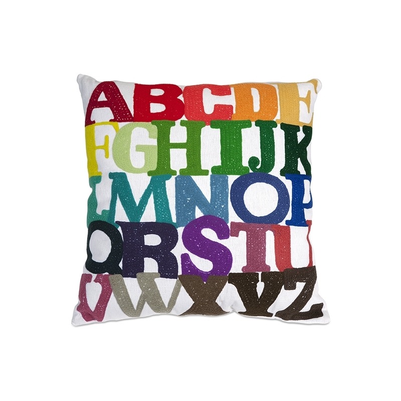 Rainbow ABC Pillow