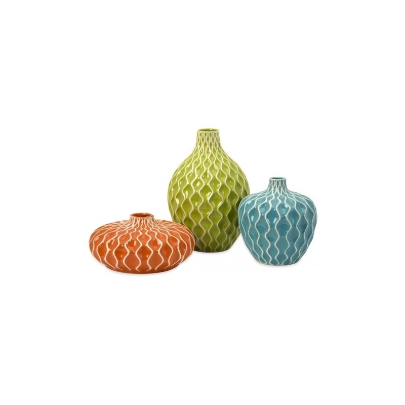Agatha Ceramic Vases - Set of 3