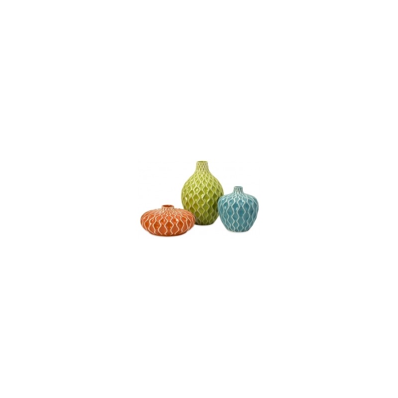 Agatha Ceramic Vases - Set of 3