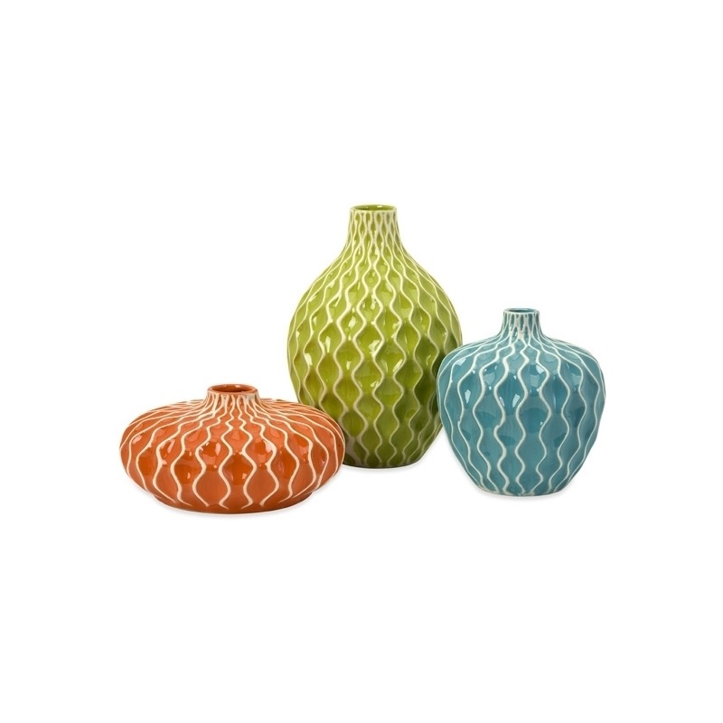 Agatha Ceramic Vases - Set of 3