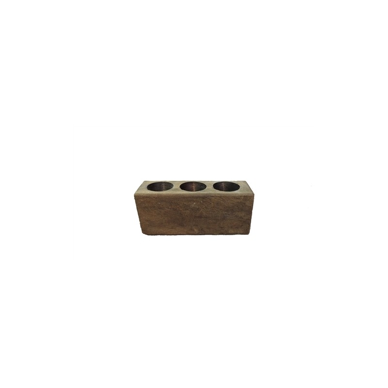 3 Hole Sugar Mold, No Glass