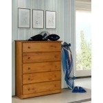 Pecan Tucson 5 Drawer Chest