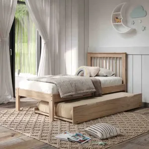Mirage Platform Bed - Sandstone