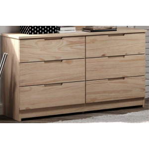 6 Drawer Dresser - Sandstone