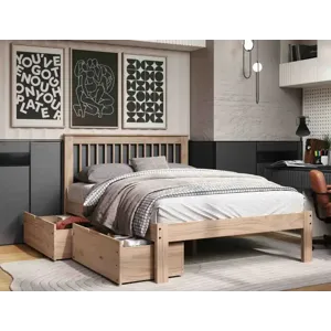 Mirage Platform Bed - Sandstone