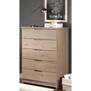 Big 5 Drawer Chest - Sandstone