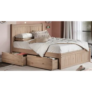 Oasis Platform Bed - Sandstone