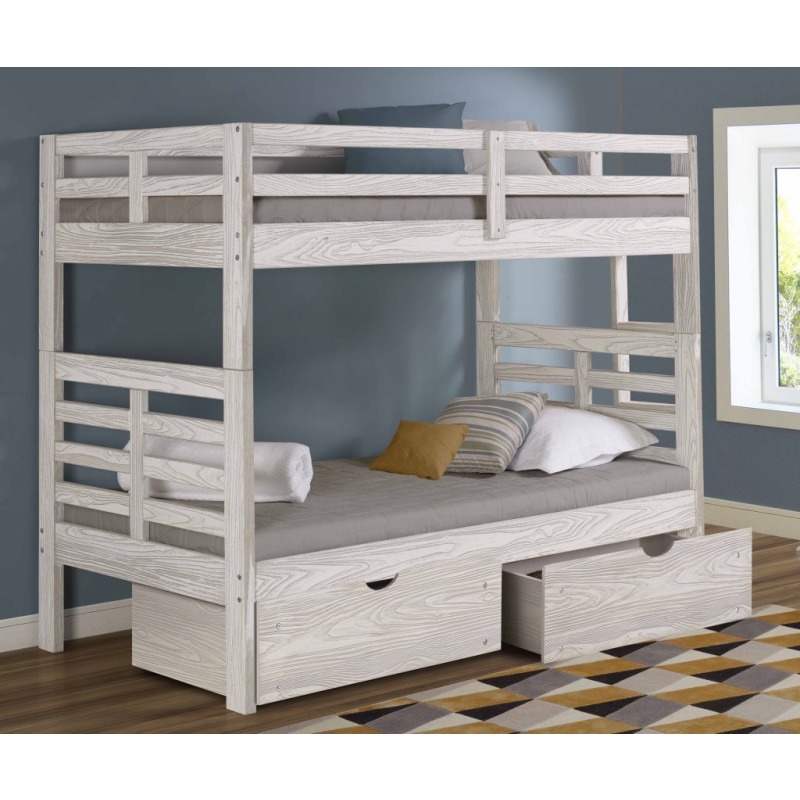 Manchester Twin Bunk Bed with Ladder