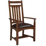 Oak Park Narrow Slat Arm Chair
