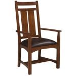 Oak Park Wide Slat Arm Chair