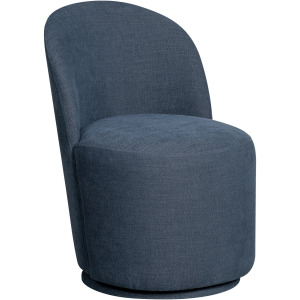 Upholstered Dining Chairs Uph Dining Chair Curved Back Modern Denim