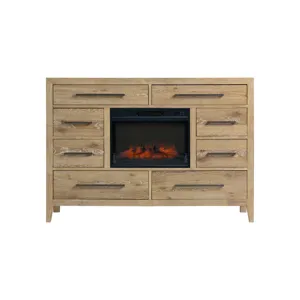 Norwich Gentleman's Chest w/Heater Antique Oak