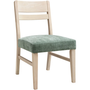 West End Ladder Chair Sage Green Natural