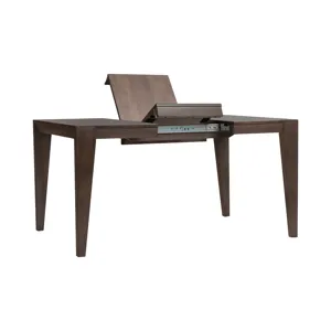 West End Leg Table w/Butterfly Leaf Saddle Brown