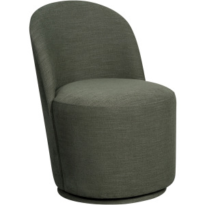 Upholstered Dining Chairs Uph Dining Chair Curved Back Modern Sage