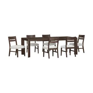 West End Fin Leg Butterfly Table Saddle Brown