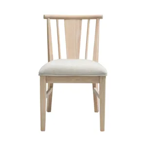 West End Spindle Chair Ivory Natural