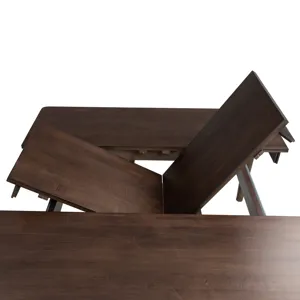 West End Spindle Leg Table Saddle Brown