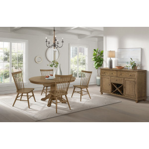 Colonial Oak 5 PC Dining Set