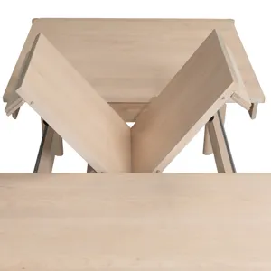 West End Fin Leg Butterfly Table Natural