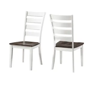 Kona Ladder Chair Gray and White