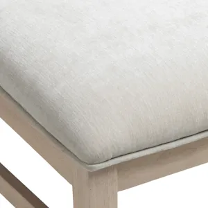West End Parson Chair Ivory Natural