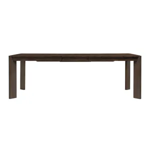 West End Fin Leg Butterfly Table Saddle Brown