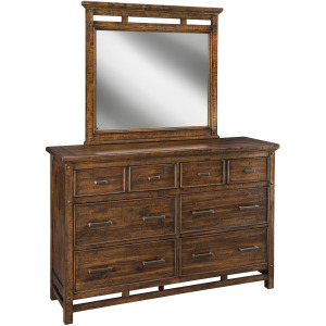 Wolf Creek Dresser Drawer & Mirror