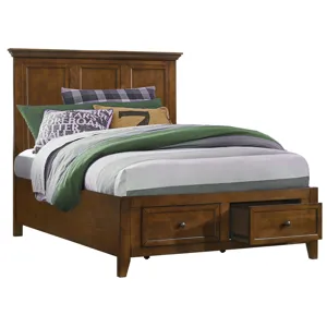 San Mateo Youth Full Storage Bed Tuscan