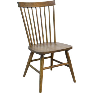Colonial Oak Side Chair Spindle Back Chair