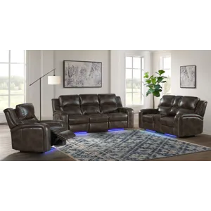 Silhouette Dual-Power Loveseat Bolero Coffee
