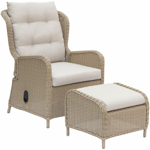 Dixie Outdoor Reclining Chairs w Ottomans