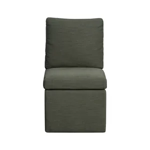 Upholstered Dining Chairs Uph Dining Chair Pillow Back Sage