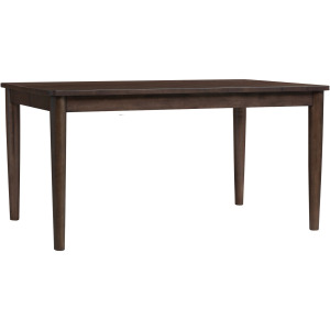 West End Spindle Leg Table Saddle Brown