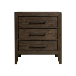 Norwich Nightstand Dark Rustic Oak