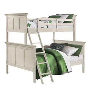 San Mateo Youth Twin over Full Bunk Bed Rustic White