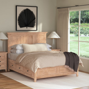 San Mateo Storage Bed - Wheat