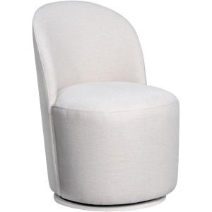 Upholstered Dining Chairs Uph Dining Chair Curved Back Modern Cream