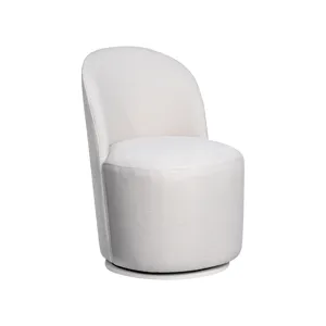 Upholstered Dining Chairs Uph Dining Chair Curved Back Modern Cream