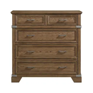 Forge Media Chest Weathered Chestnut