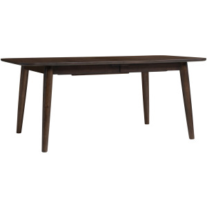 West End Spindle Leg Table Saddle Brown